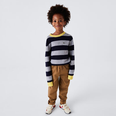 Boys' Lacoste Stretch Cotton Gabardine Chinos