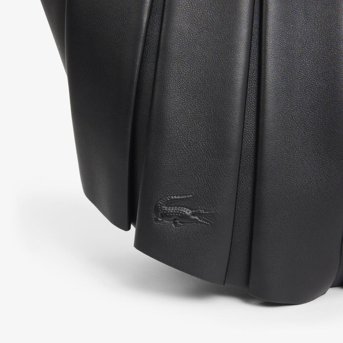 lacoste medium lenglen leather hobo bag