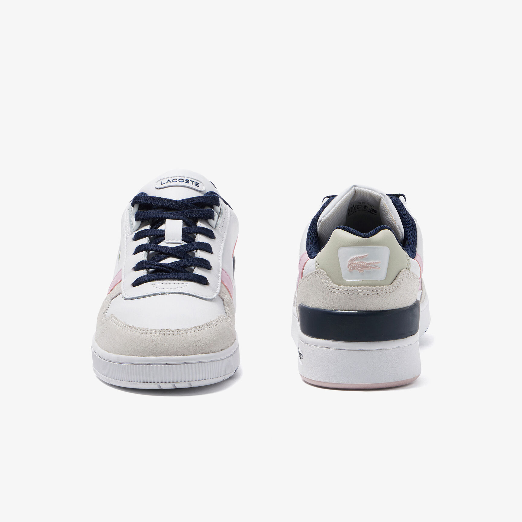 Women's Lacoste T-Clip Leather Color-Pop Sneakers