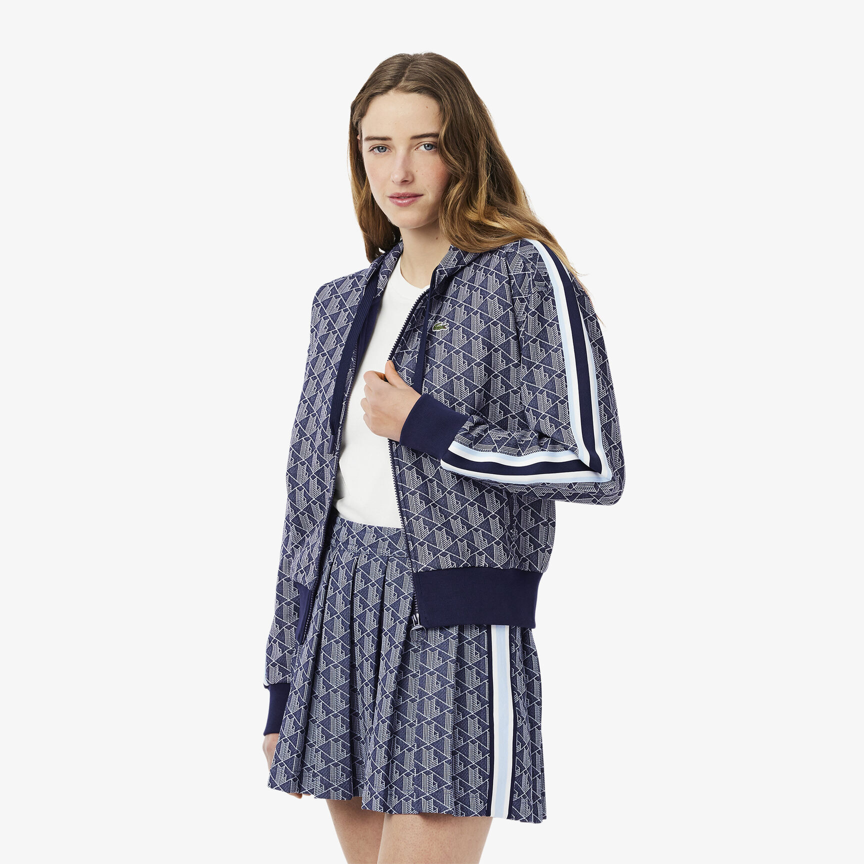 Jacquard Monogram Hoodie