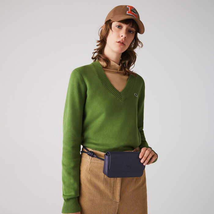 Women's Chantaco Matte Piqué Leather Flap Belt Bag