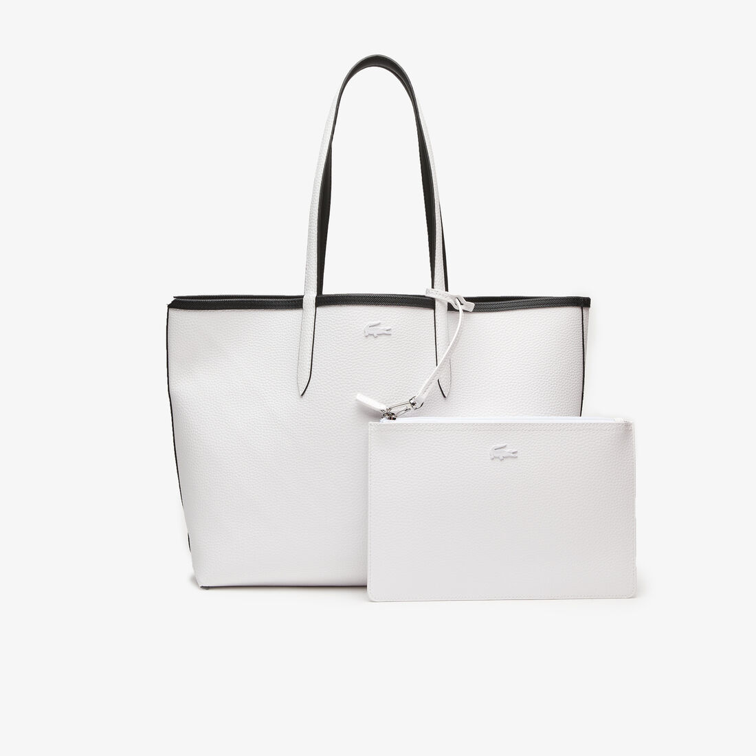 Women's Lacoste Contrast Branding Reversible Shopping Bag Women's Lacoste Contrast Branding Reversible Shopping Bag