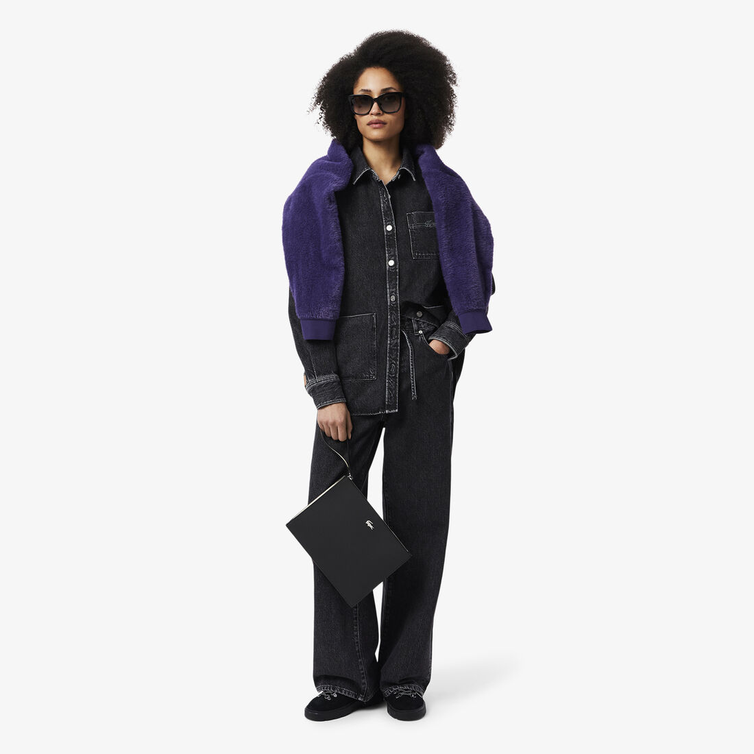 حقيبة آنا من قماش بيكيه المطلي حقيبة آنا من قماش بيكيه المطلي