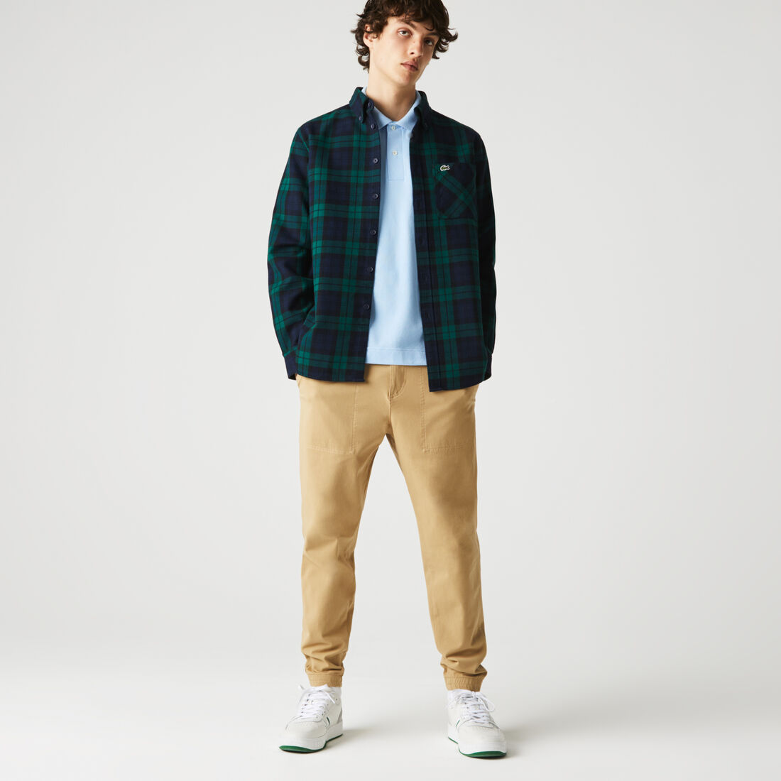 Men's Regular Fit Checkered Thick Flannel Overshirt