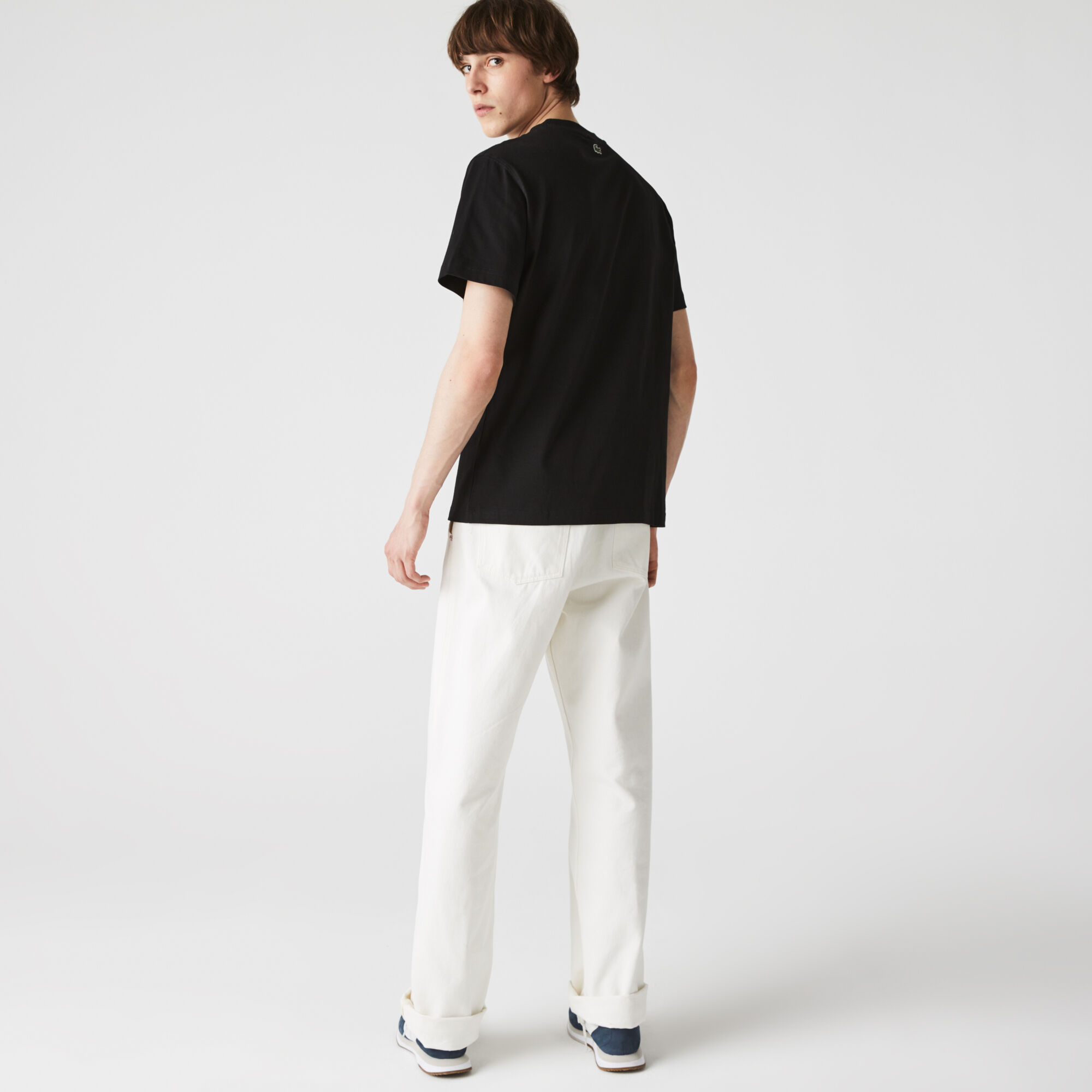 Unisex Lacoste LIVE Print Cotton T-shirt Unisex Lacoste LIVE Print Cotton T-shirt