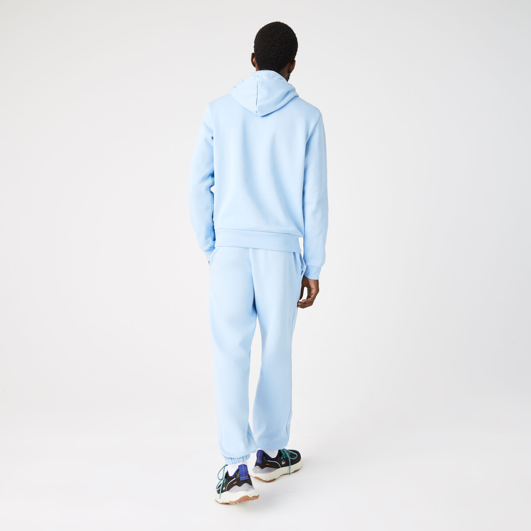 سويت شيرت لاكوست بغطاء رأس قطن عضوي للرجال