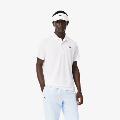 Men's Lacoste Sport Breathable Run-resistant Interlock Polo Shirt