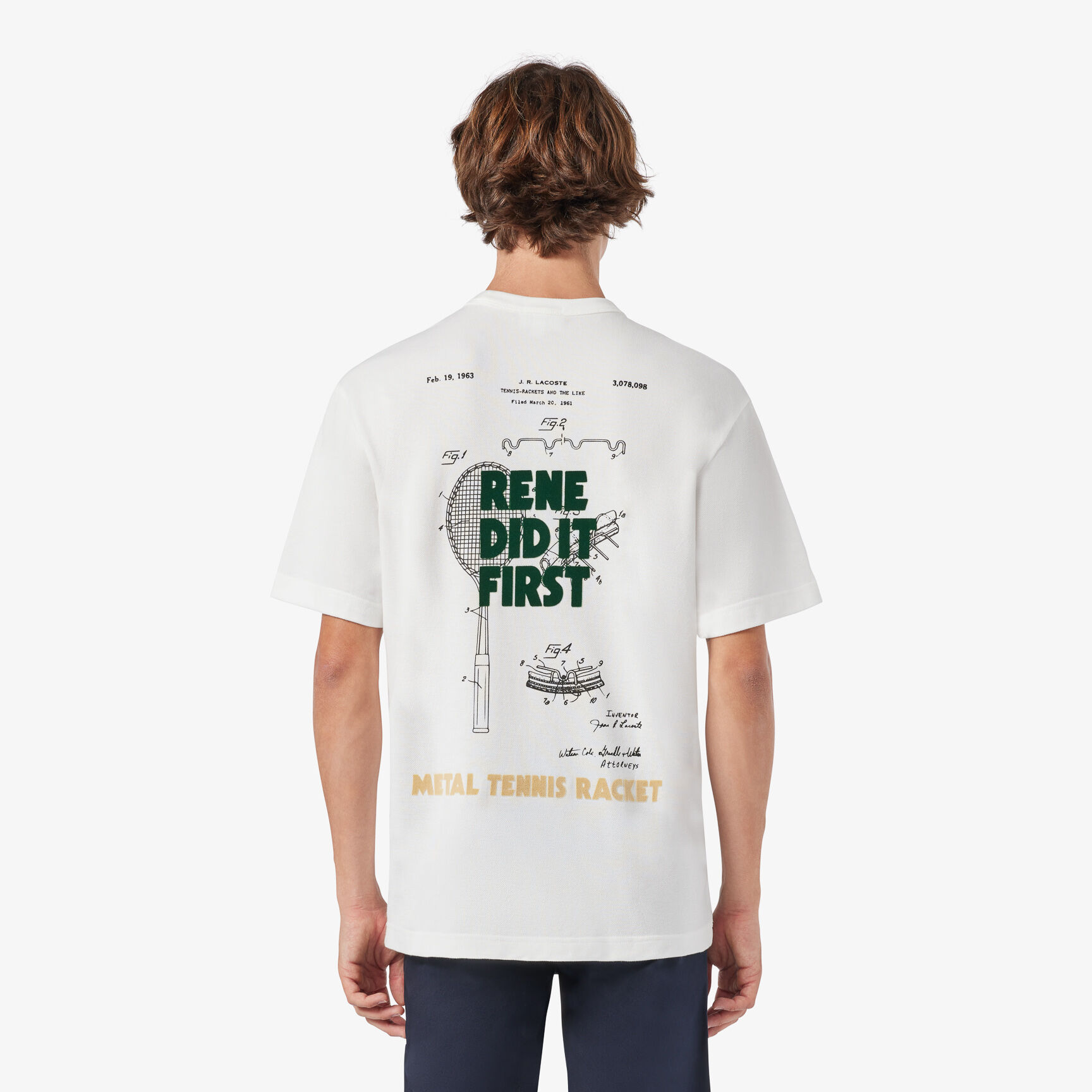 Patent Back Pique T-shirt