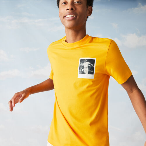 Men’s Polaroid Collaboration Breathable Thermosensitive Badge T-shirt