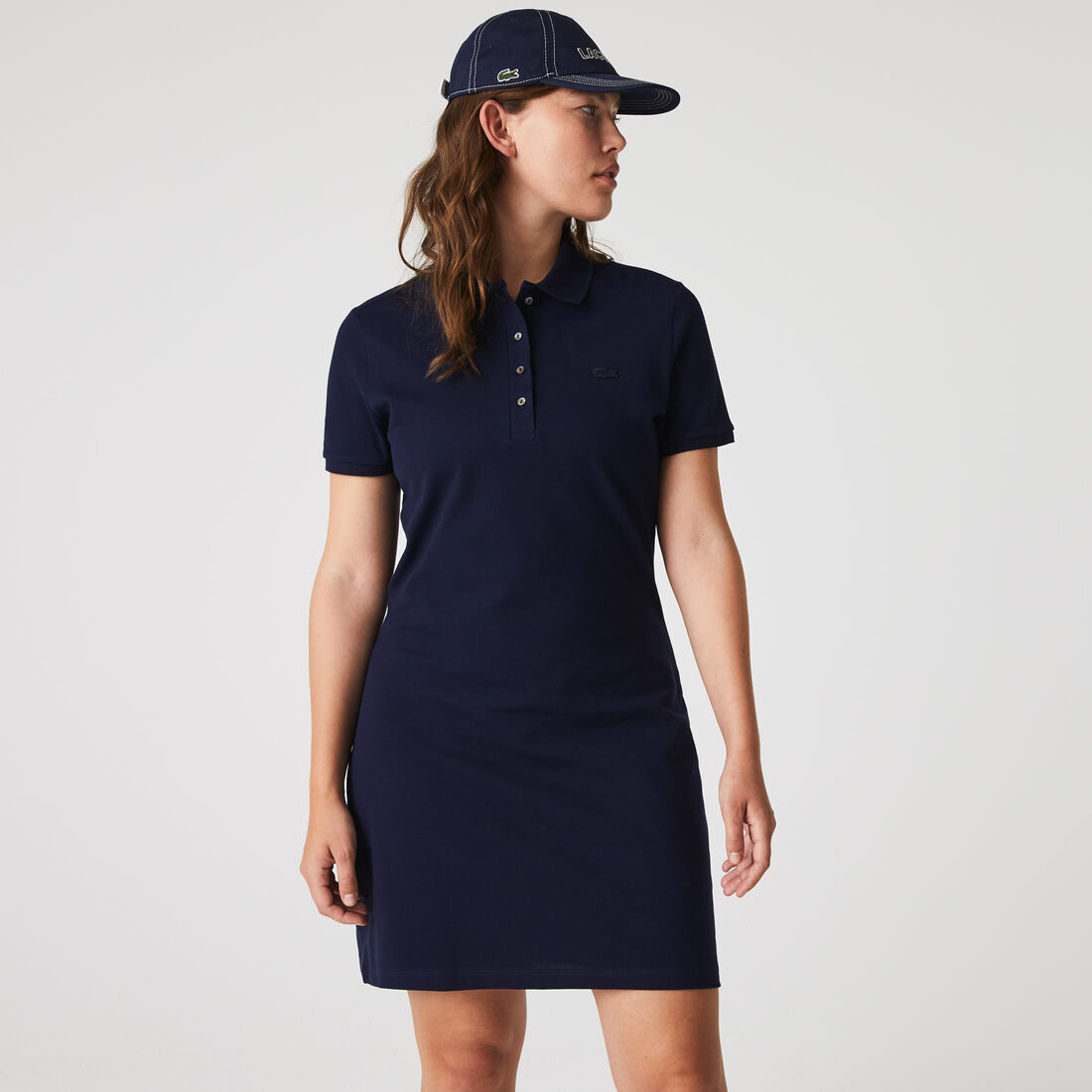 Slim Fit Stretch Petit Pique Polo Dress Slim Fit Stretch Petit Pique Polo Dress