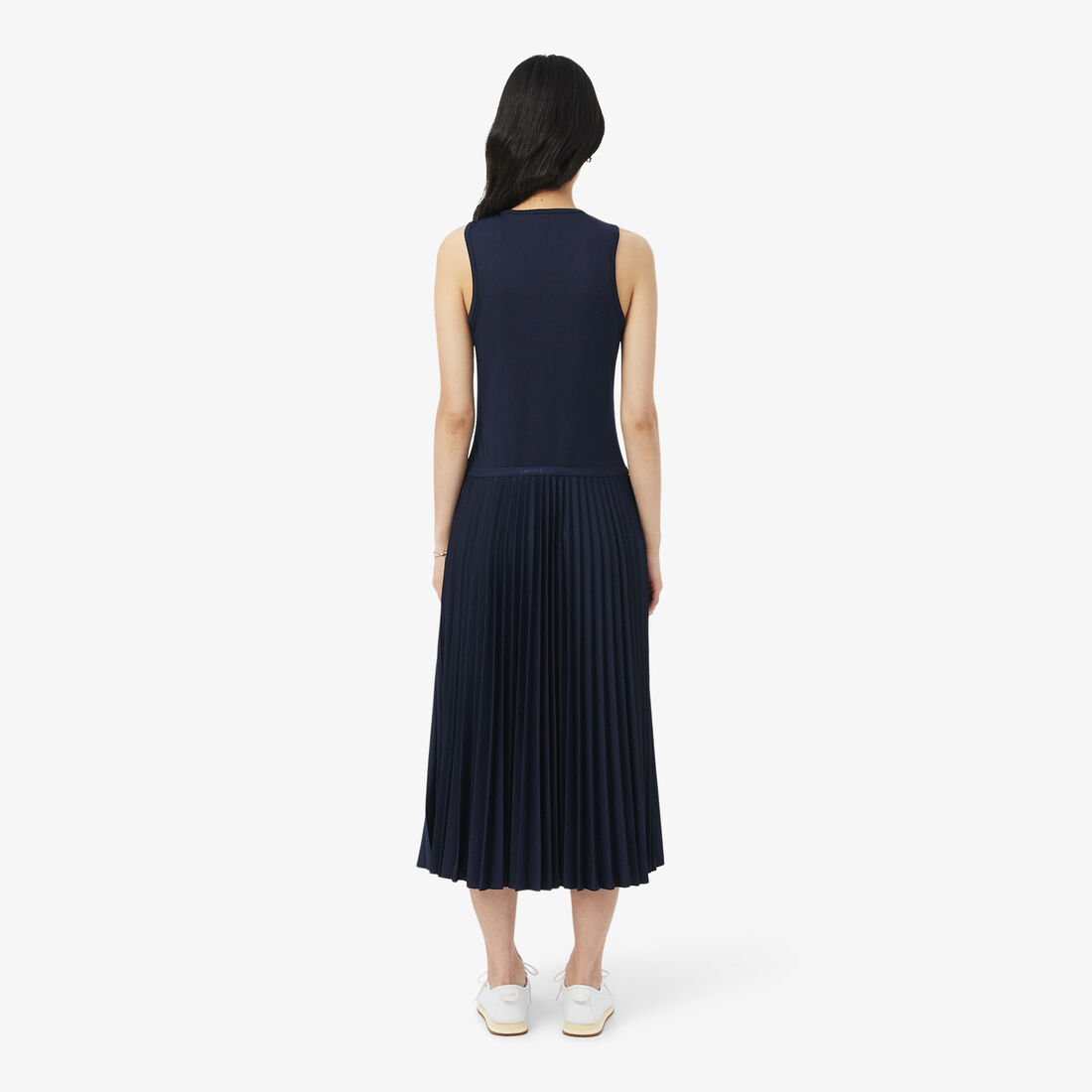 Long Sleeveless Pleated Dress Long Sleeveless Pleated Dress