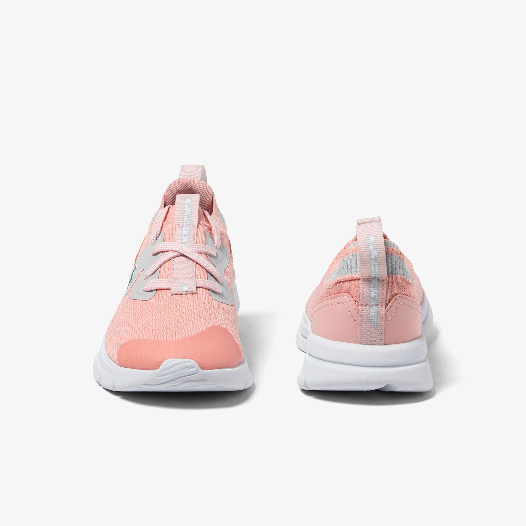 Children's Lacoste Run Spin Knit Textile Trainers