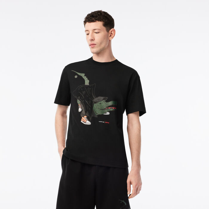 Men’s Lacoste x Netflix Organic Cotton T-shirt