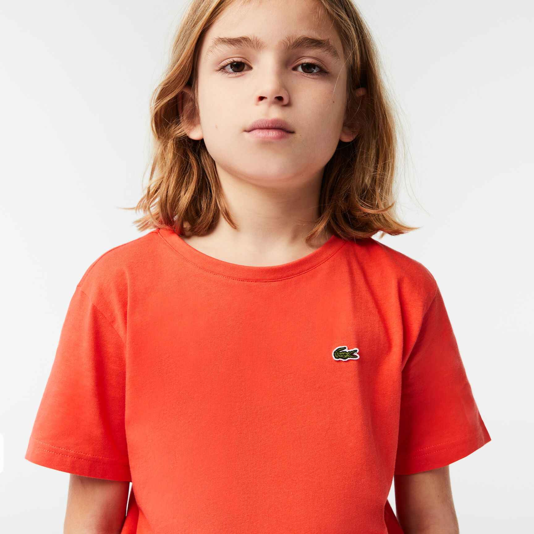 Kids' Crew Neck Cotton Jersey T-shirt