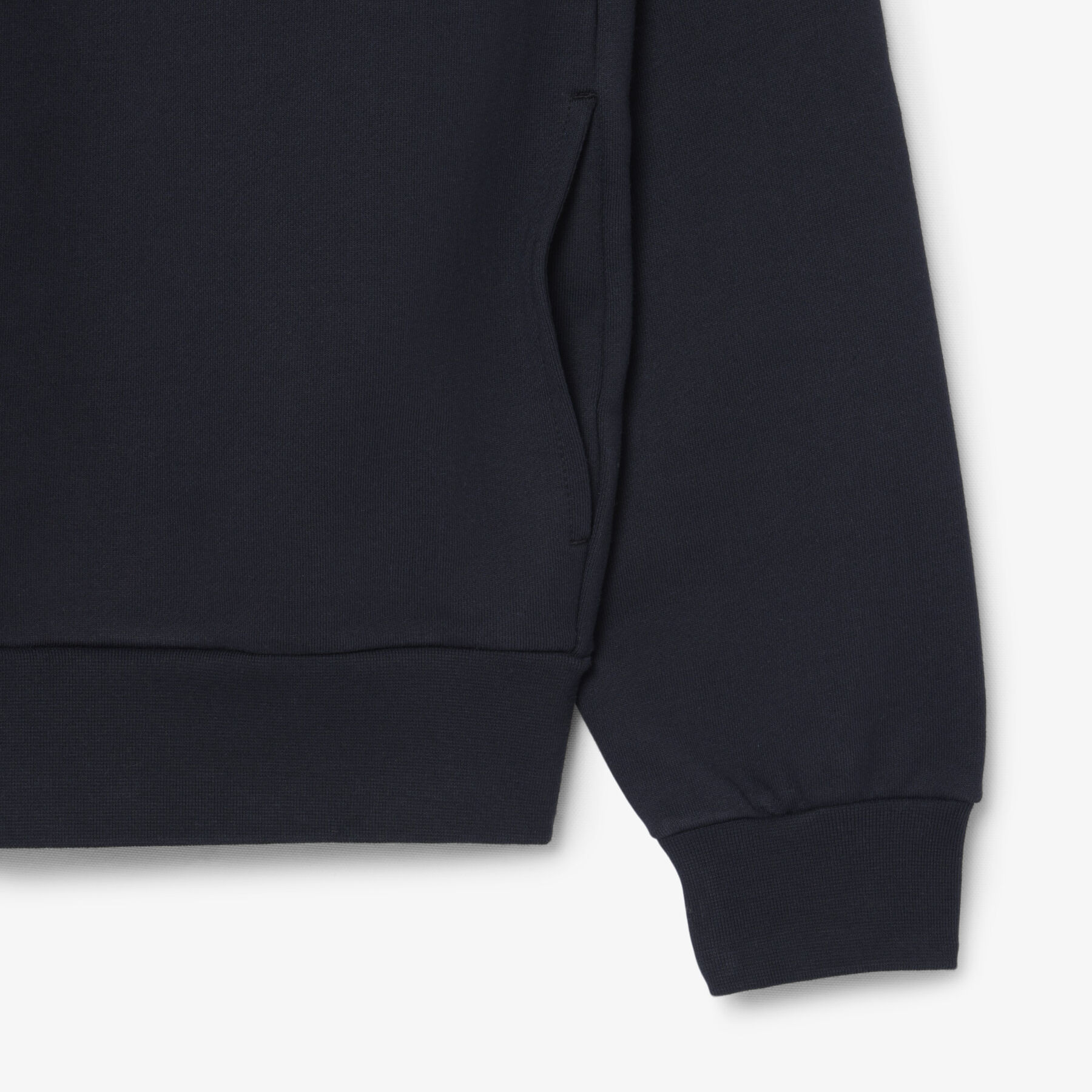 Colour-Block Zipped Hoodie