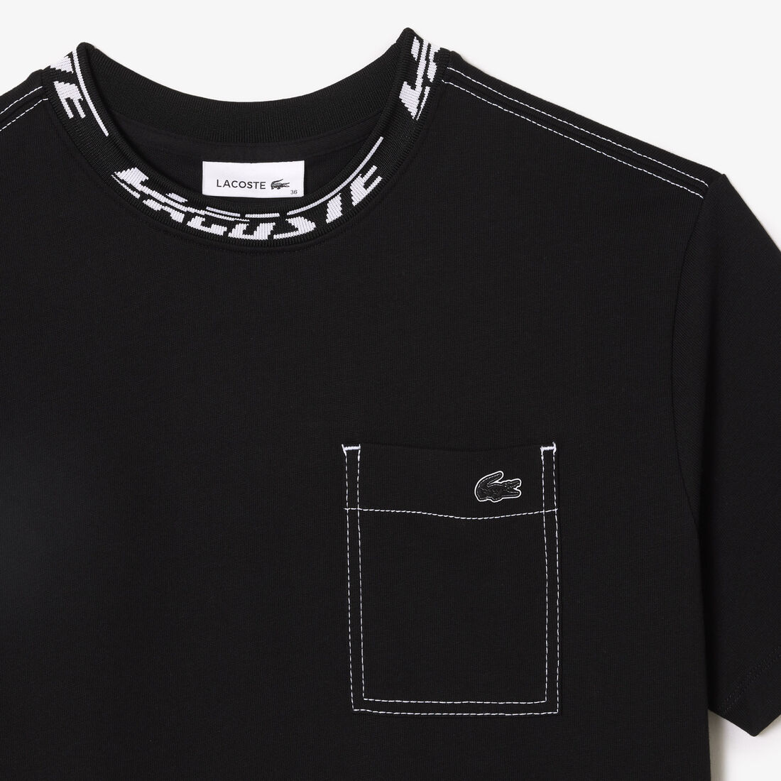 فستان لاكوست بتصميم قميص قطن للنساء فستان لاكوست بتصميم قميص قطن للنساء