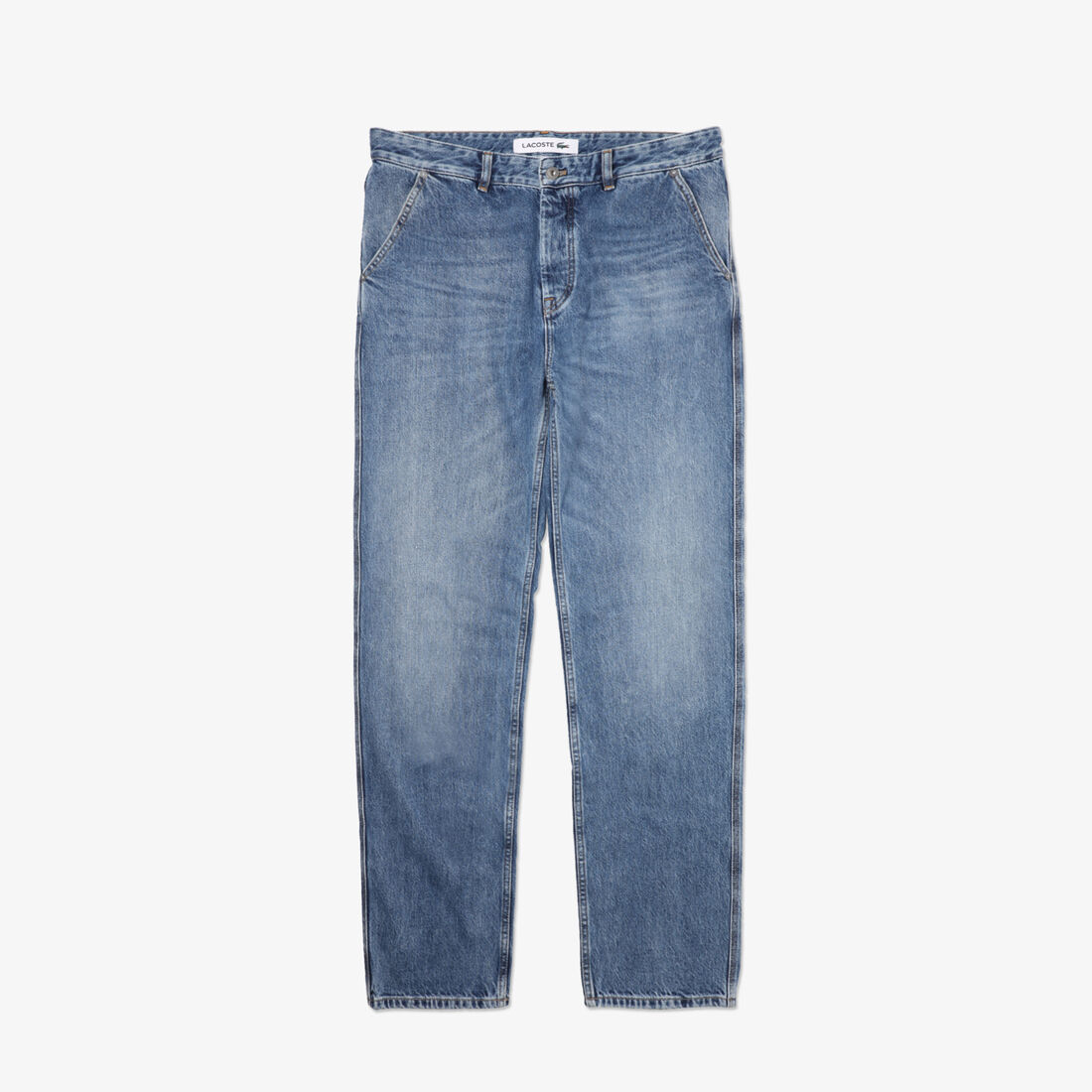 بنطال جينز دنيم قطني للرجال بقصة فضفاضة وخمسة جيوب بنطال جينز دنيم قطني للرجال بقصة فضفاضة وخمسة جيوب