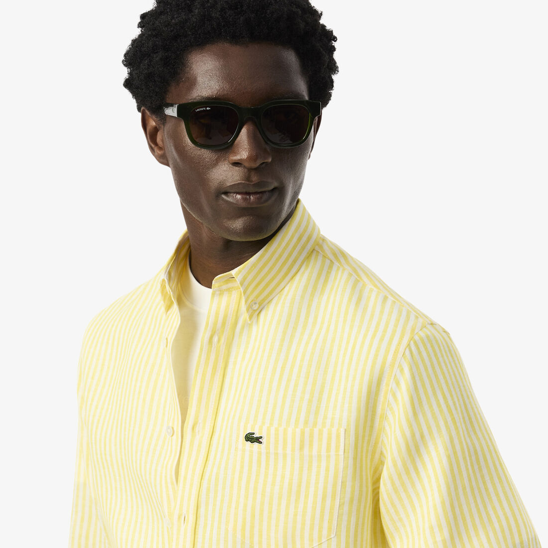 Regular Fit Striped Linen Shirt Regular Fit Striped Linen Shirt