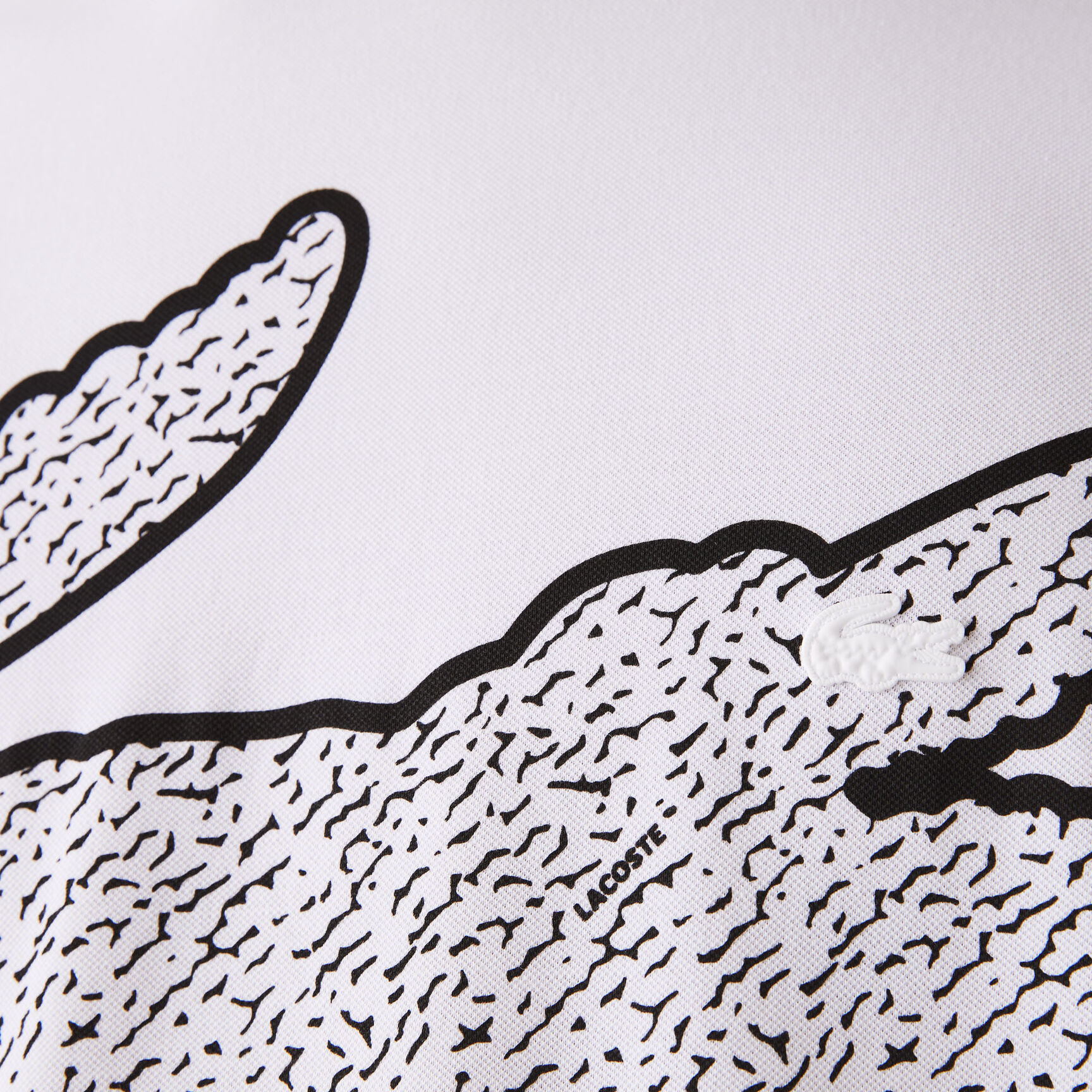 Men's Crew Neck Cotton Pique Blend T-Shirt