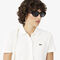 lacoste stretch pique pleated polo dress
