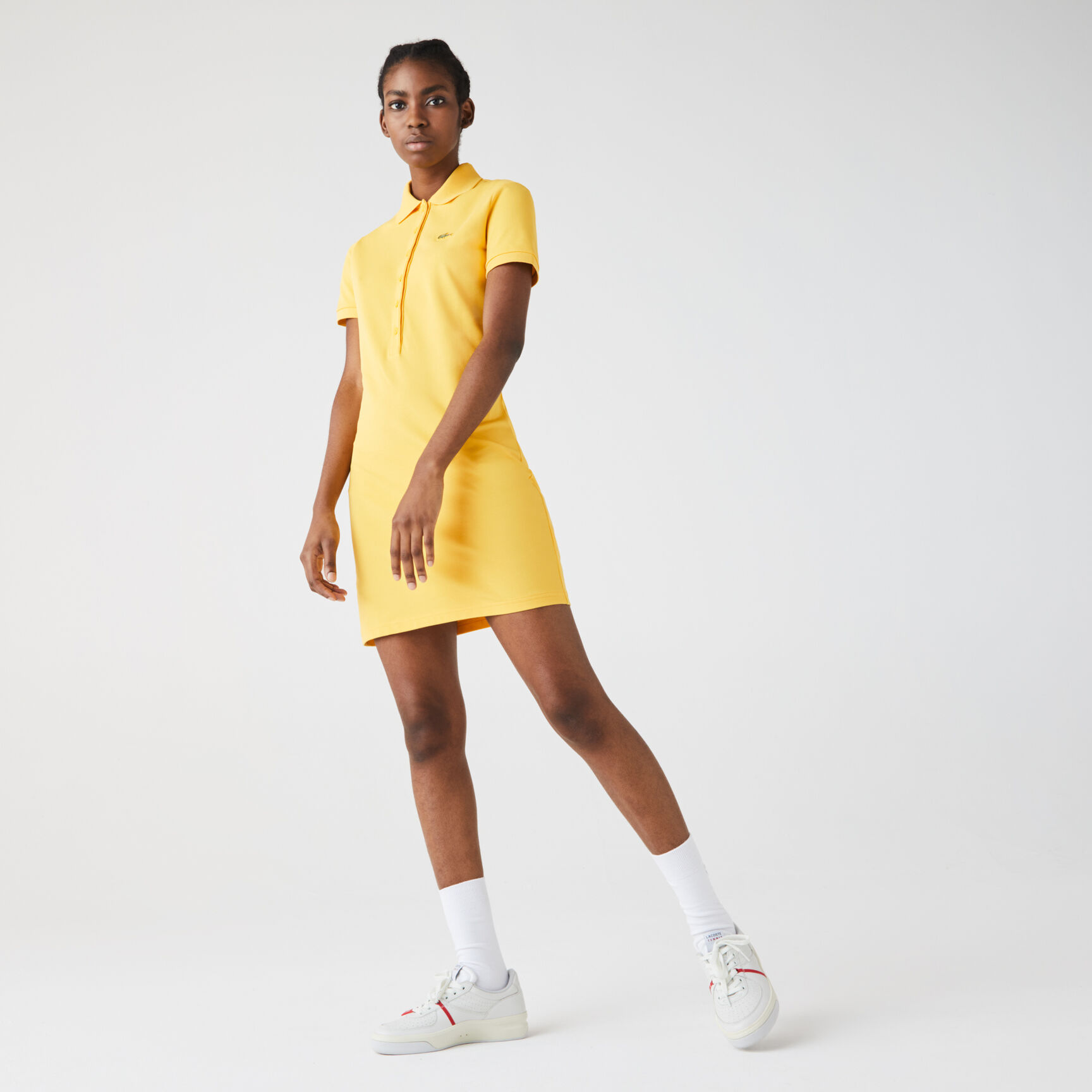 Women’s Lacoste LIVE Stretch Cotton Piqué Polo Dress Women’s Lacoste LIVE Stretch Cotton Piqué Polo Dress