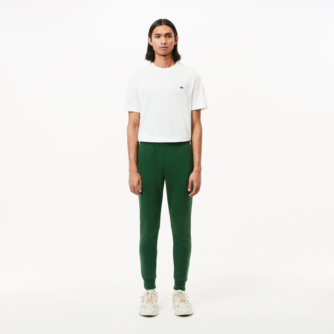 Men's Lacoste Slim Fit Organic Cotton Fleece Jogger Trackpants