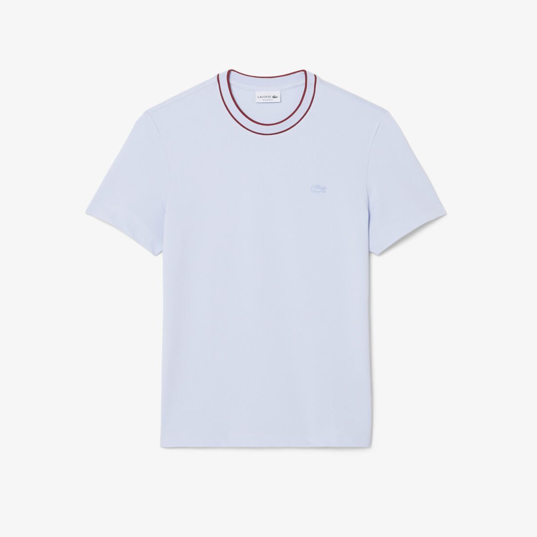 Stretch Pique Stripe Collar T-shirt Stretch Pique Stripe Collar T-shirt