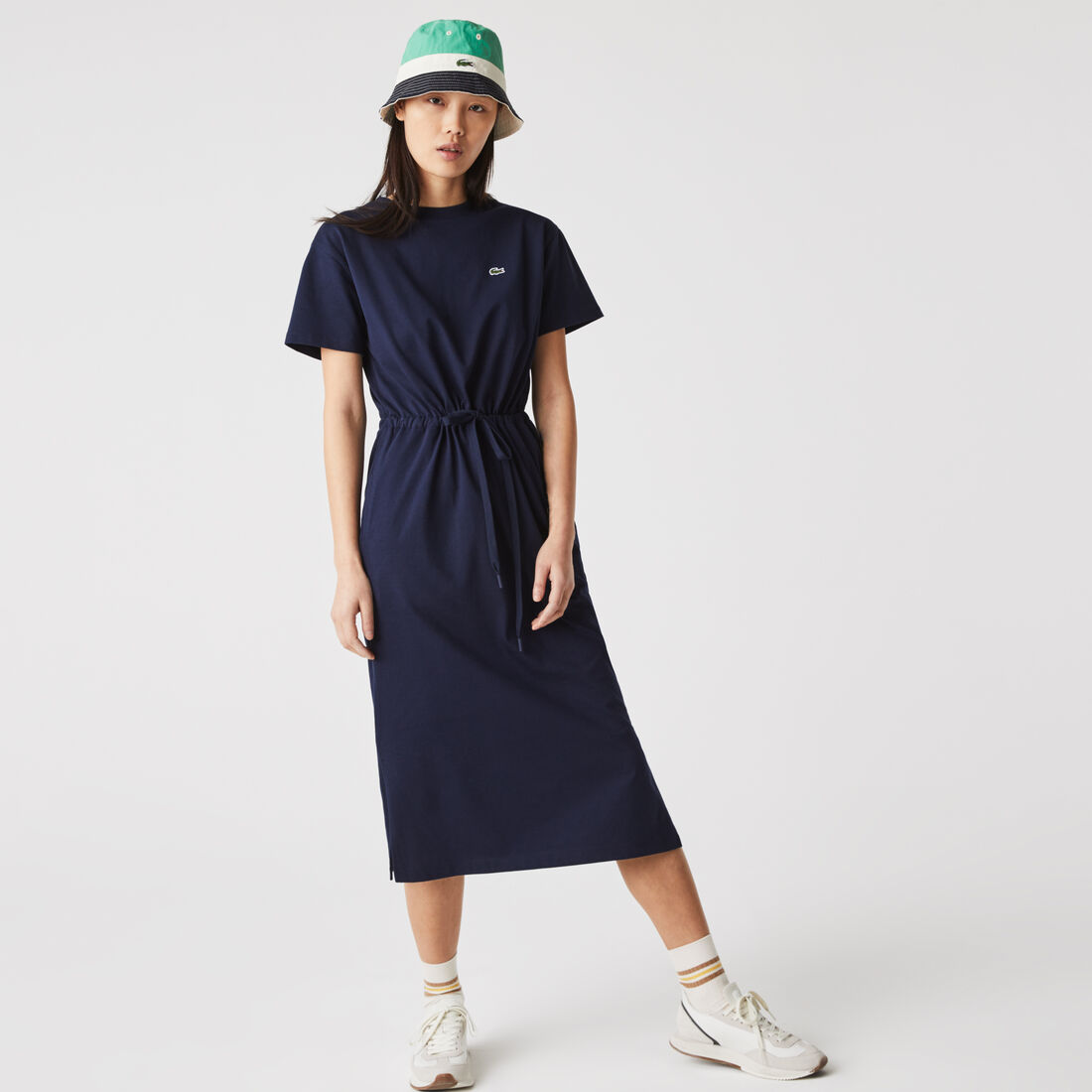 Women&rsquo;s Long Fitted Cotton T-shirt Dress