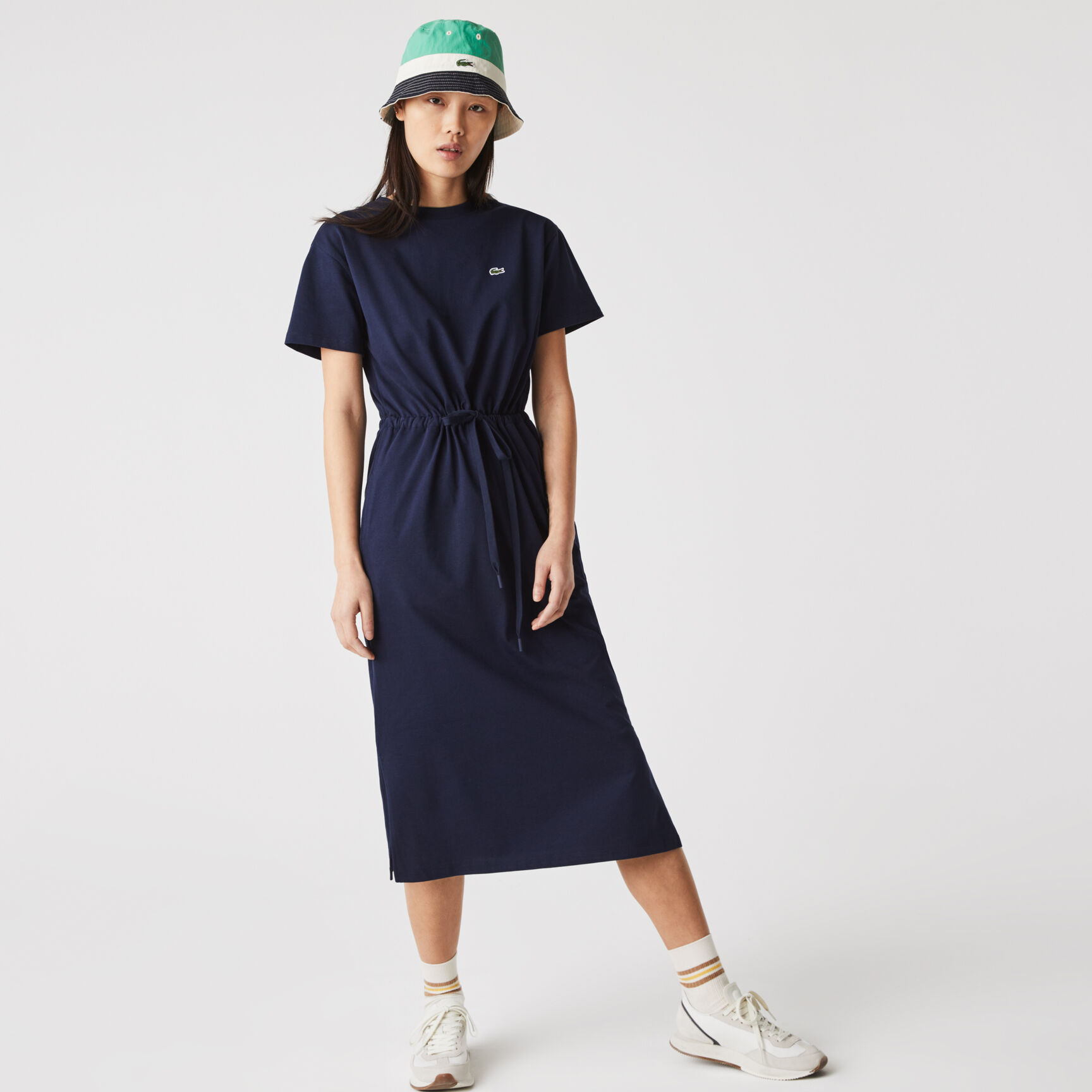 Women&rsquo;s Long Fitted Cotton T-shirt Dress