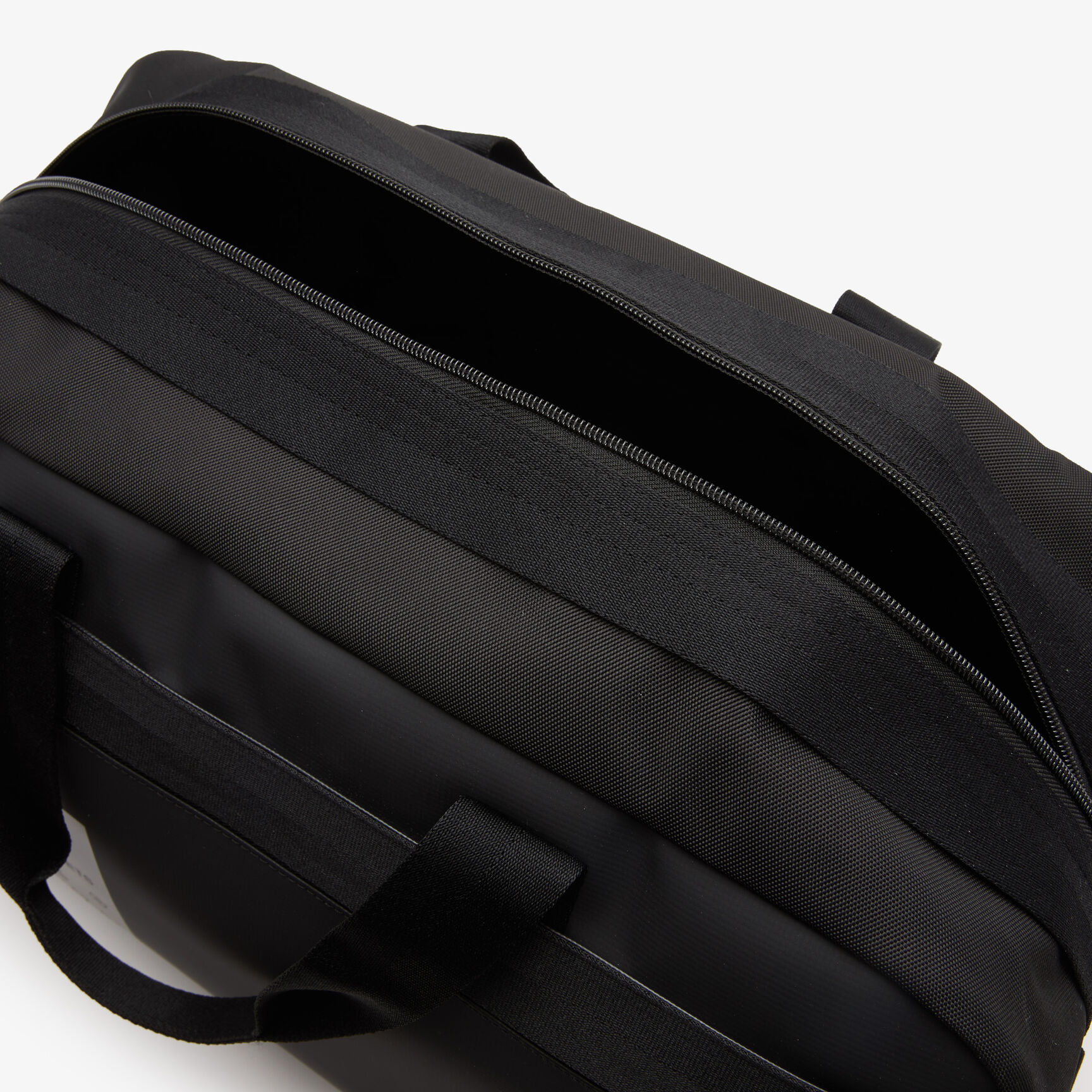 Unisex Lacoste Signature Print Water-Repellent Duffle Weekend Bag Unisex Lacoste Signature Print Water-Repellent Duffle Weekend Bag