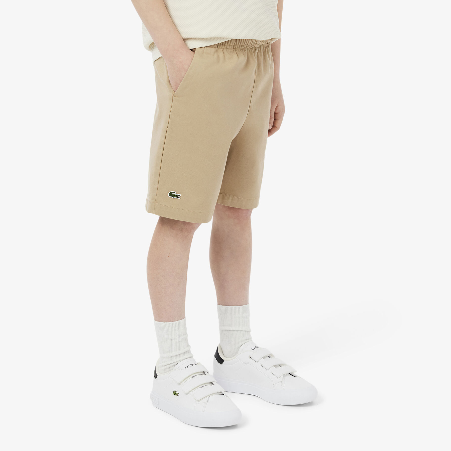 Stretch Cotton Gabardine Shorts lacoste stretch cotton gabardine shorts