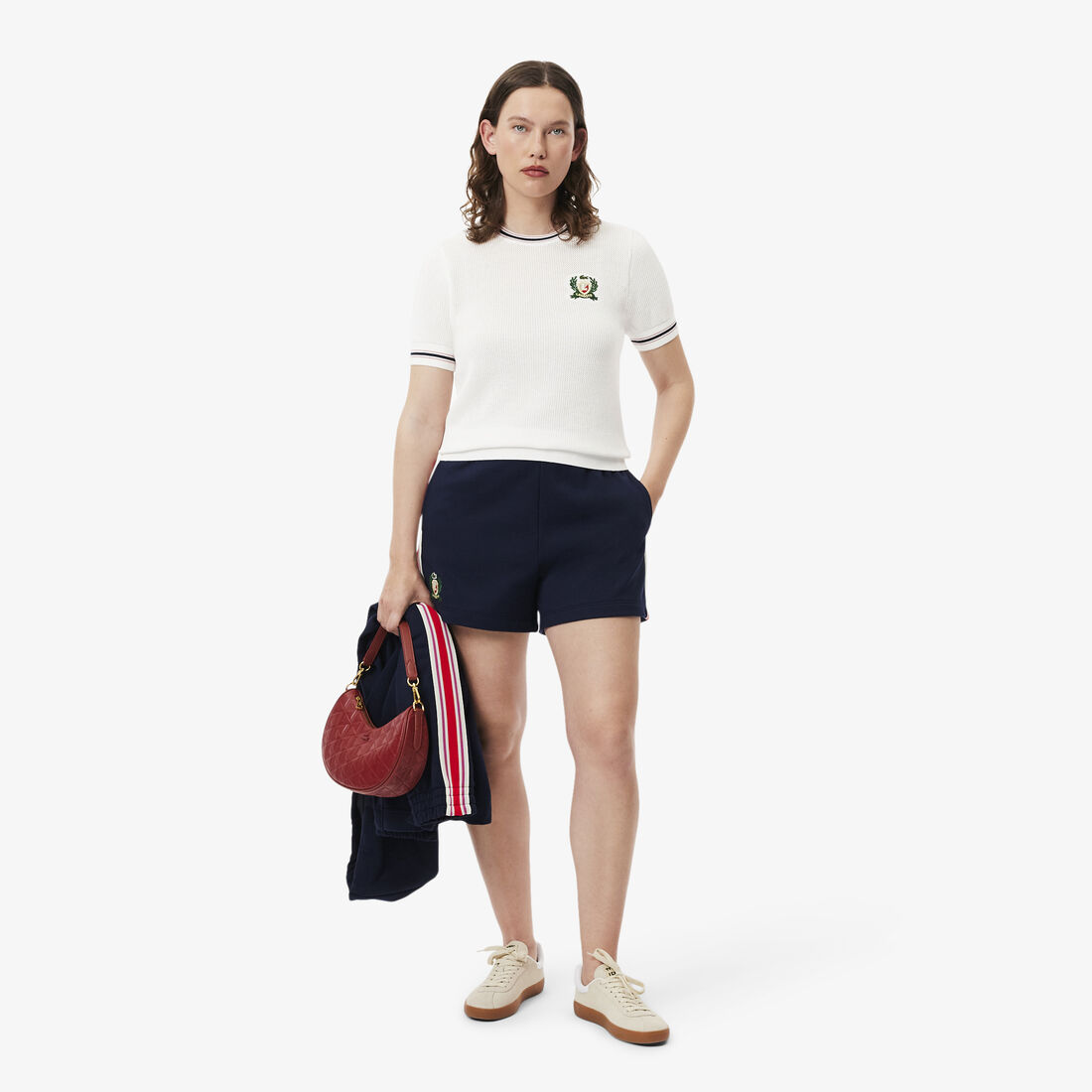 French Made Embroidered Shield Sweater French Made Embroidered Shield Sweater