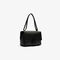 Women’s Croco Turn Crocodile Clasp Large Leather Shoulder Bag lacoste women s croco turn crocodile clasp large leather shoulder bag
