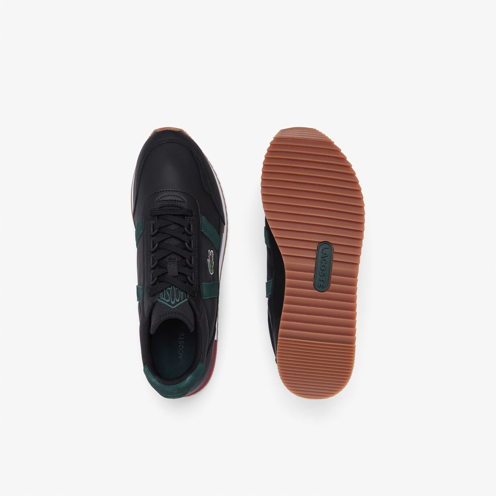 Men's Lacoste Partner Retro Leather and Textile Sneakers