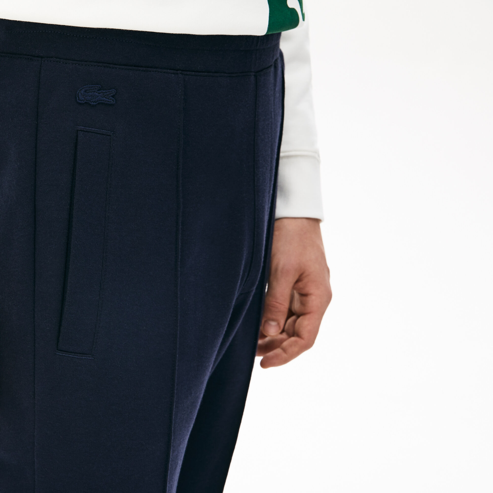 Men's Pleated Cotton-Silk Trackpants Men's Pleated Cotton-Silk Trackpants