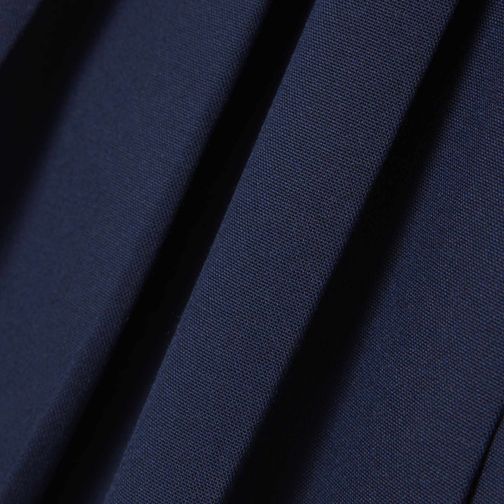 Oxford Cotton Pleated Skirt