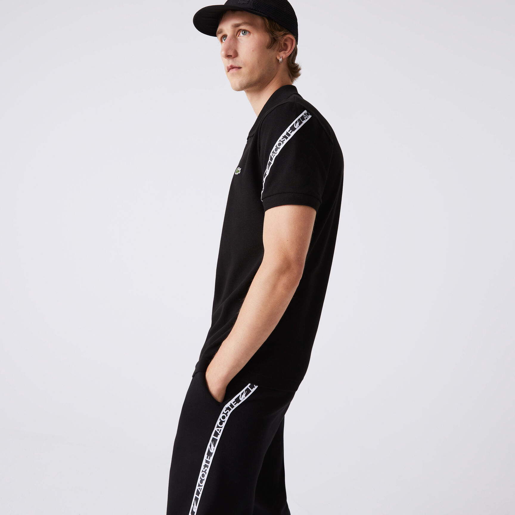 Men's Lacoste Regular Fit Stretch Mini Piqu&eacute; Polo Shirt