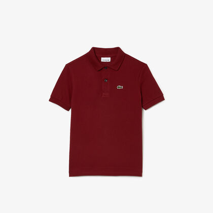 Kids' Lacoste Regular Fit Petit Piqué Polo Shirt