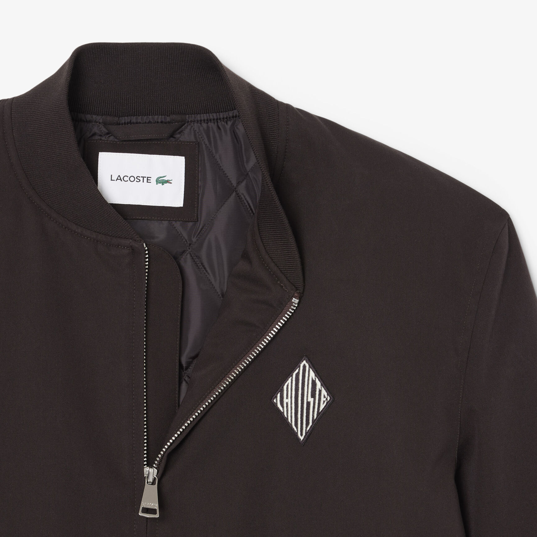 Retro Badge Water-Repellent Bomber Jacket