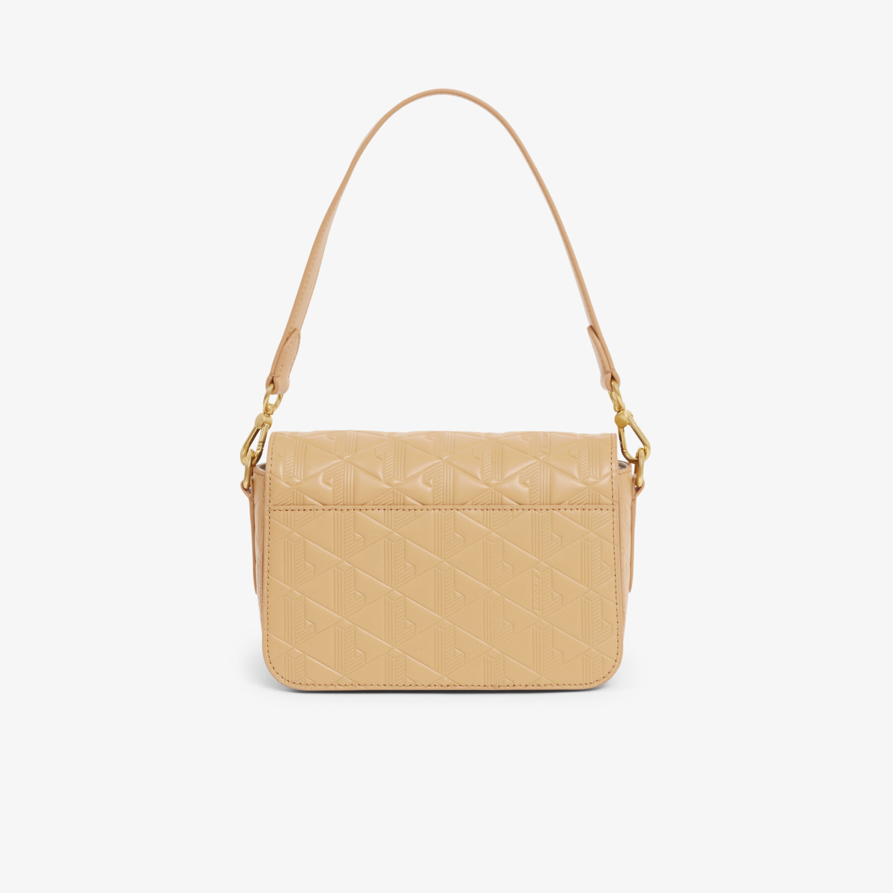 Maheki Embossed Leather Shoulder Bag lacoste maheki embossed leather shoulder bag