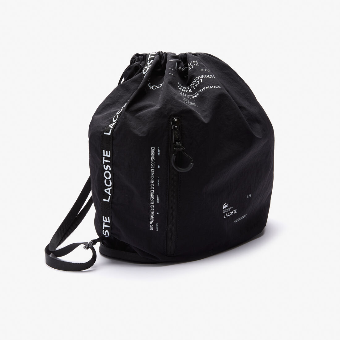 حقيبة ظهر نايلون قابلة للطي بشريط شعار الماركة للجنسين حقيبة ظهر نايلون قابلة للطي بشريط شعار الماركة للجنسين