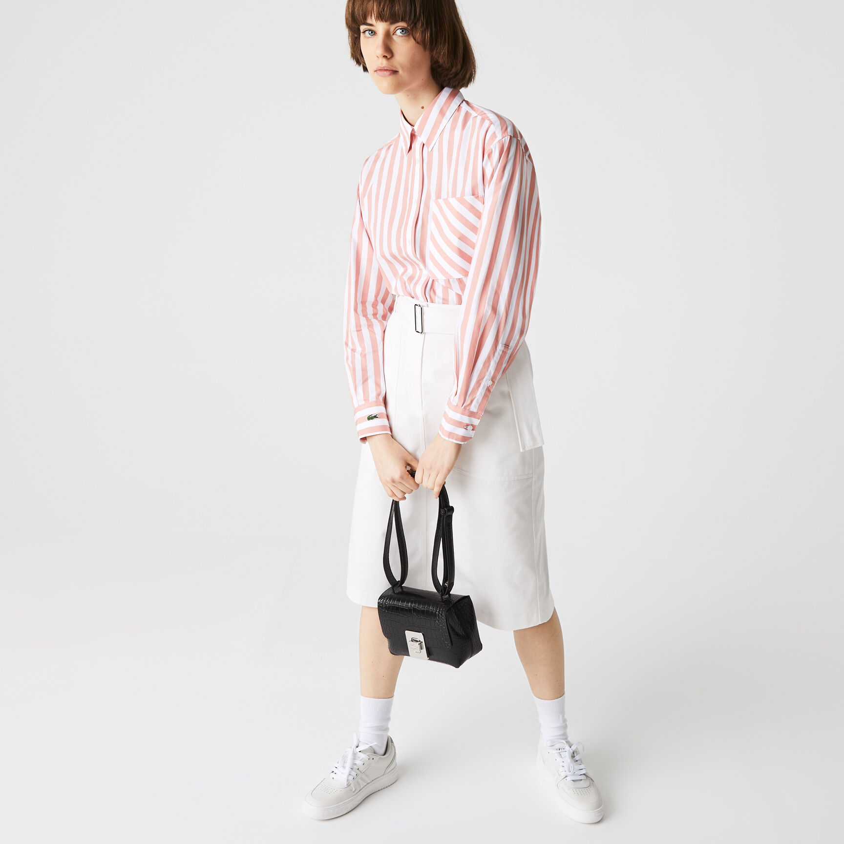 Women’s Oversized Striped Cotton Poplin Shirt Women’s Oversized Striped Cotton Poplin Shirt