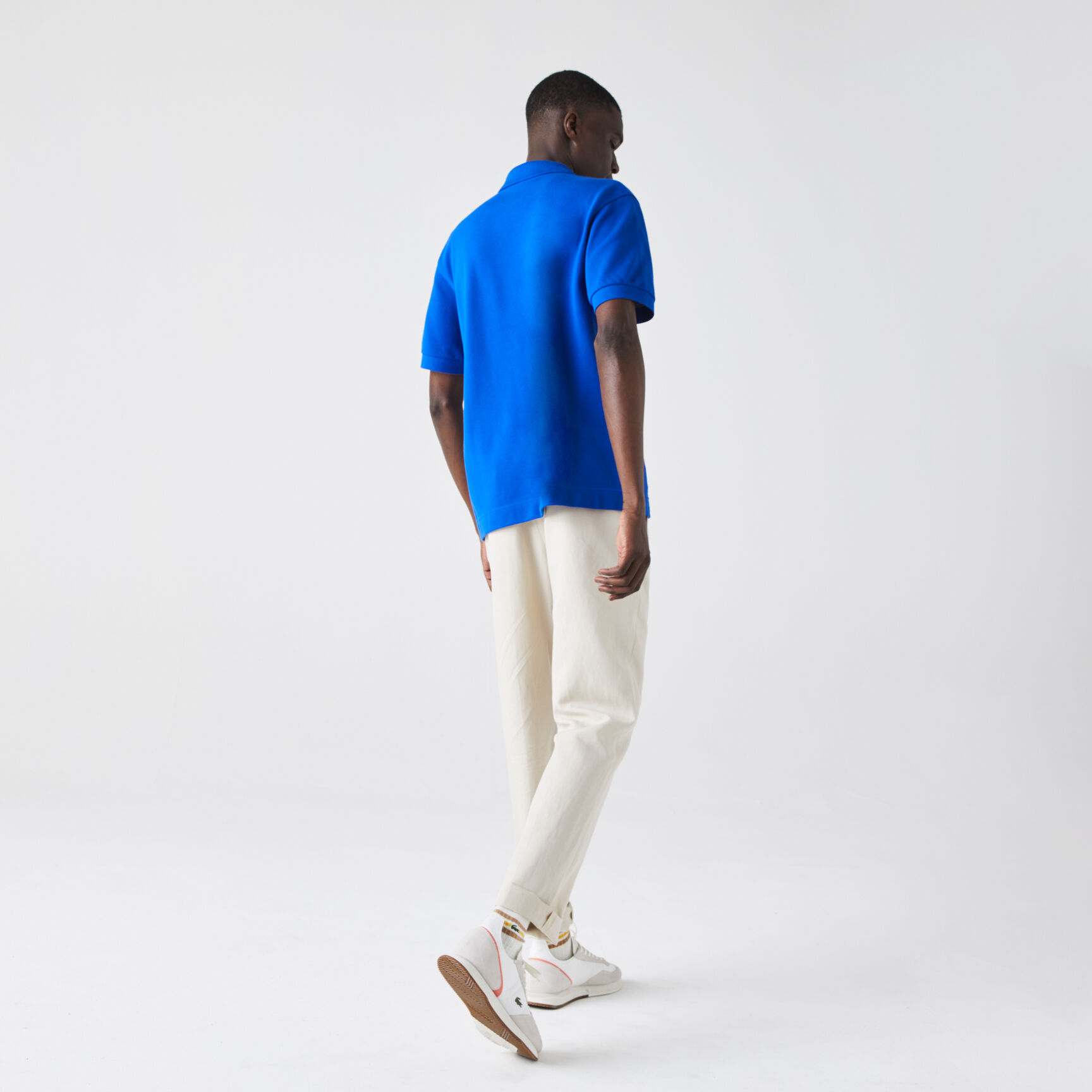 تيشيرت بولو لاكوست بيكيه قطن عضوي بقصة كلاسيكية للرجال مجموعة L.12.12