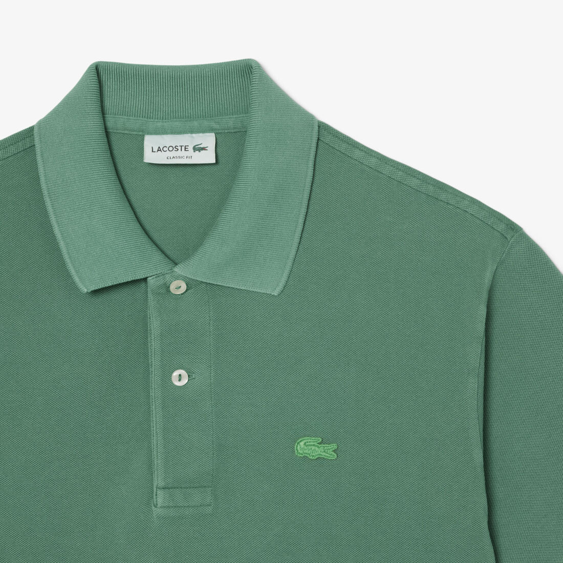 Classic Fit L.12.12 Washed Effect Polo Shirt Classic Fit L.12.12 Washed Effect Polo Shirt