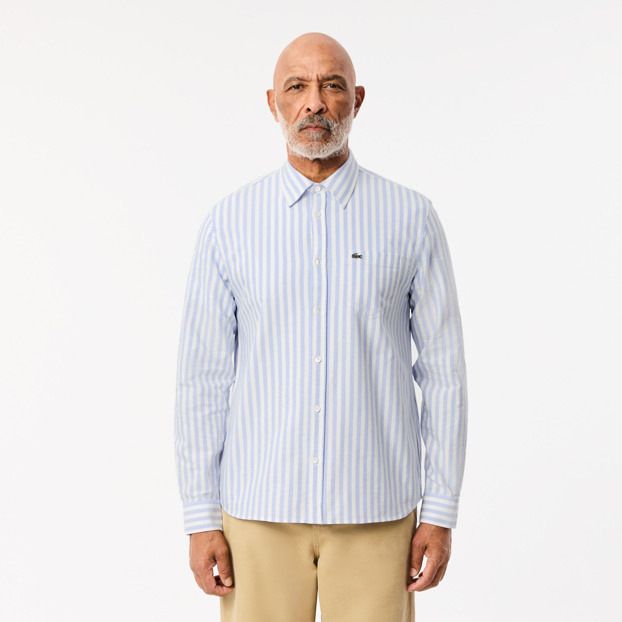 Lacoste striped shirt outlet