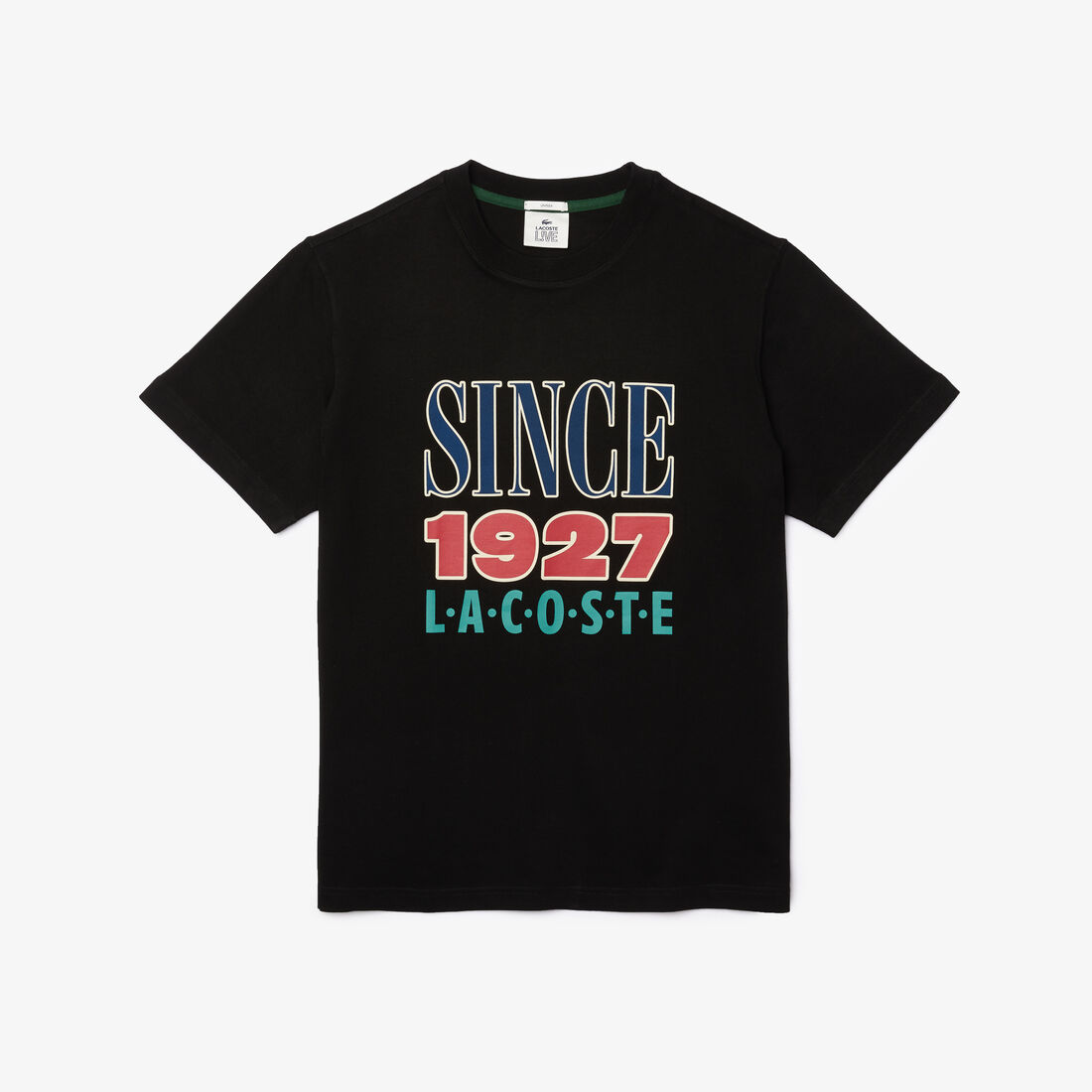 Unisex Lacoste LIVE Print Cotton T-shirt Unisex Lacoste LIVE Print Cotton T-shirt