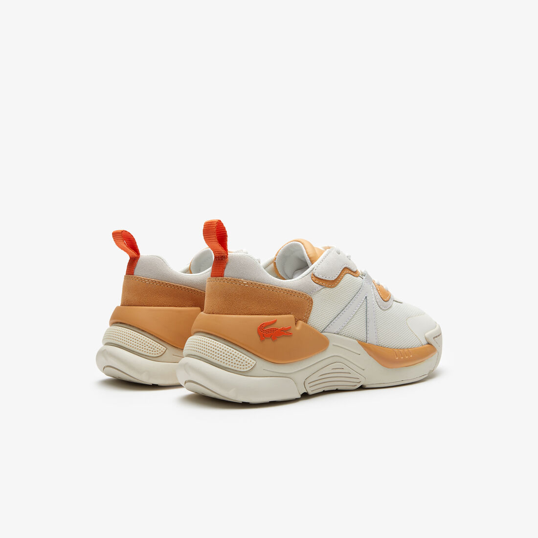 Women's Lacoste LW2 Xtra Leather Color-Pop Sneakers Women's Lacoste LW2 Xtra Leather Color-Pop Sneakers