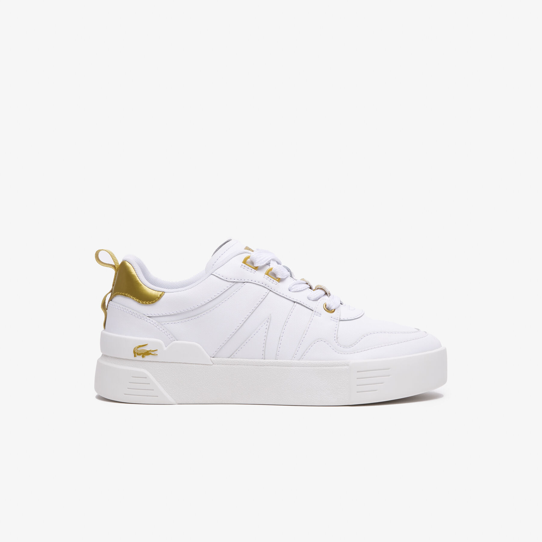 women s lacoste l002 leather trainers
