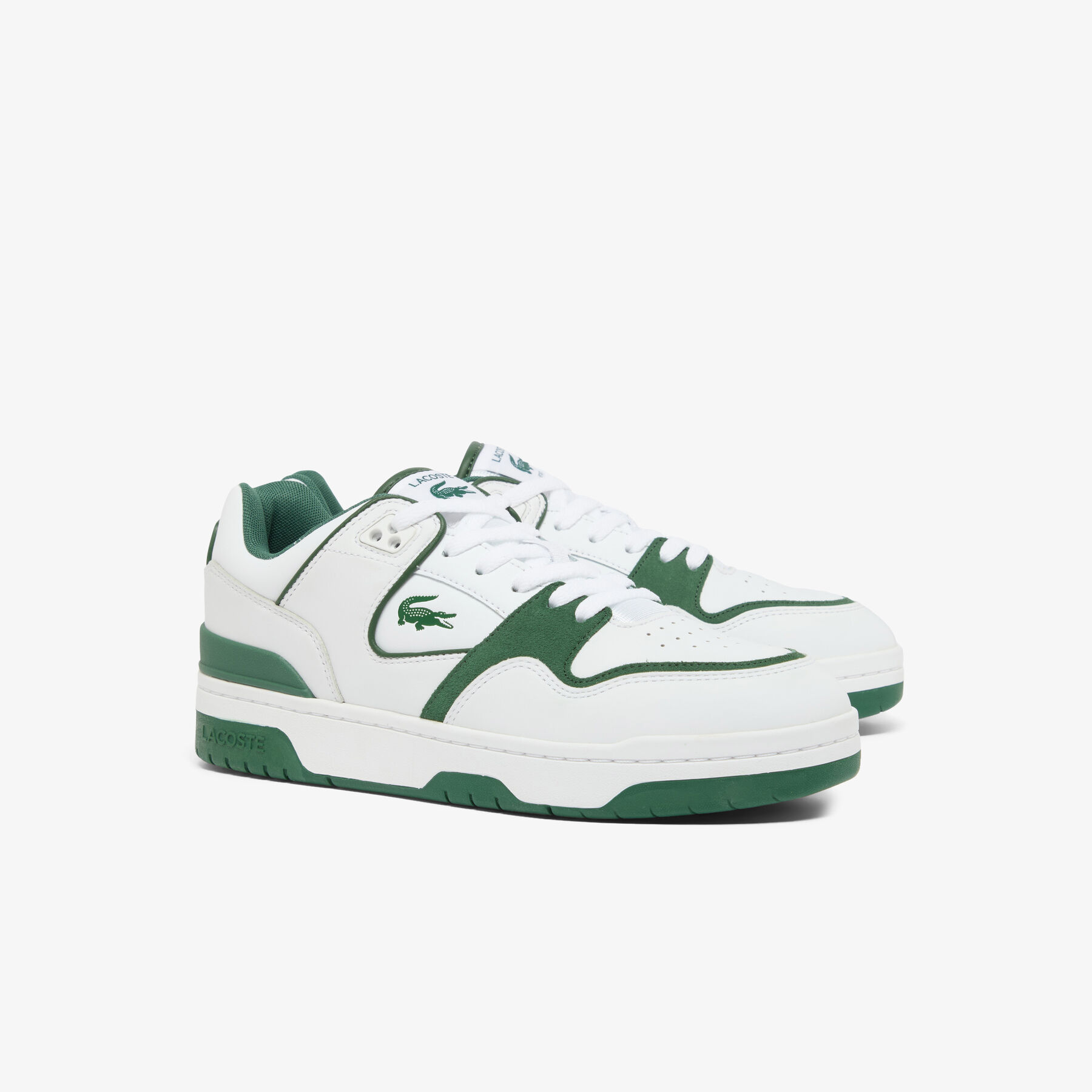 Men's Courtcage Set Leather Sneakers lacoste men s courtcage set leather sneakers