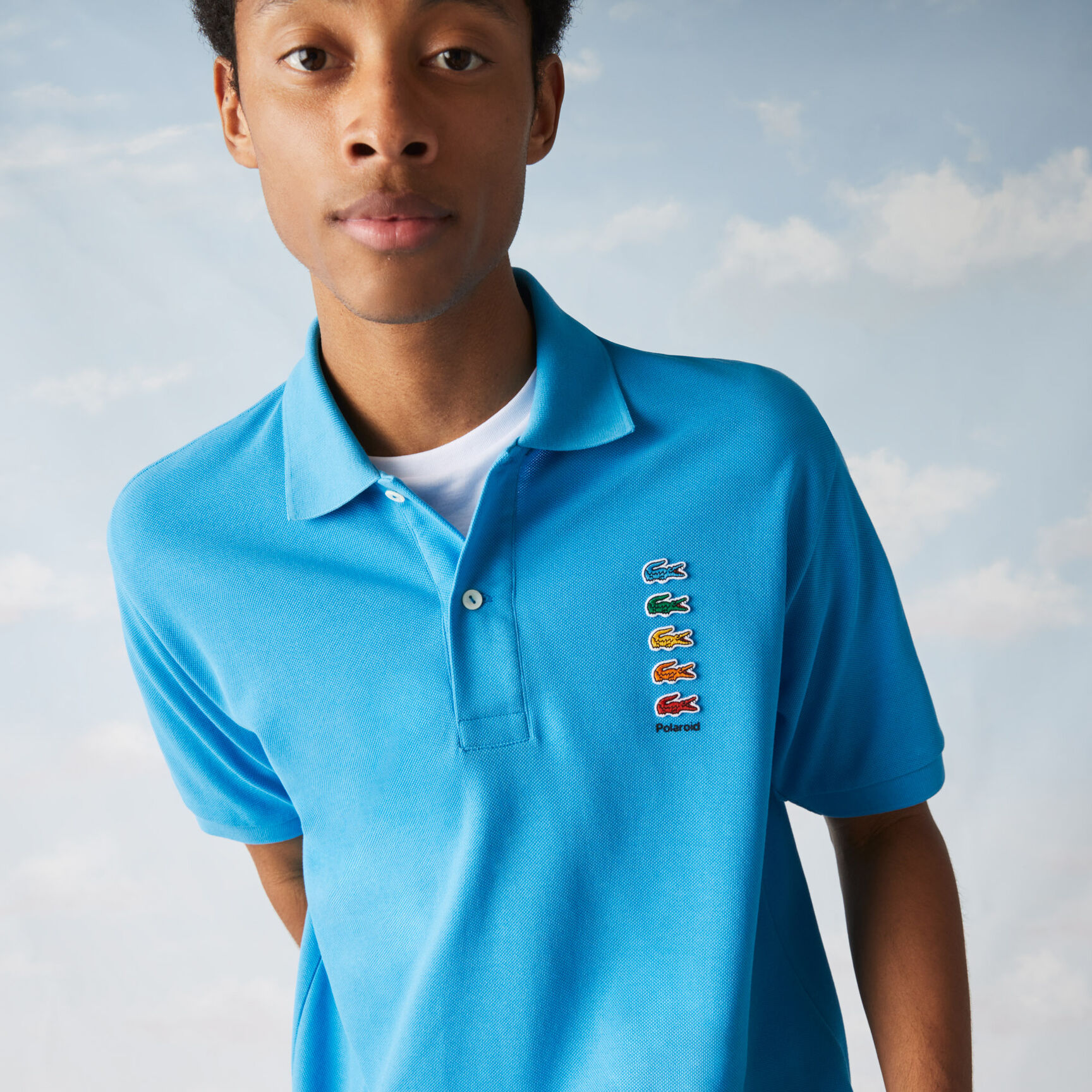 Men’s Polaroid Collaboration Colored Crocodiles Classic Fit Polo Men’s Polaroid Collaboration Colored Crocodiles Classic Fit Polo